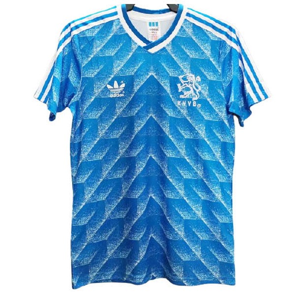 Thailande Maillot Football Pays Bas Exterieur Retro 1988 Bleu